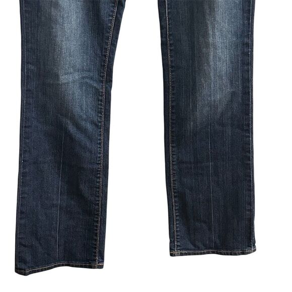 Old Navy Women's Bootcut Jeans Size 6 Blue Dark Wash Stretch Fit - Picture 5 of 11